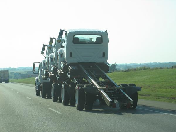 Truck transporting