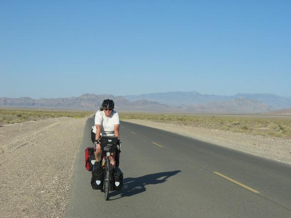 Cycling in the Nevada desert