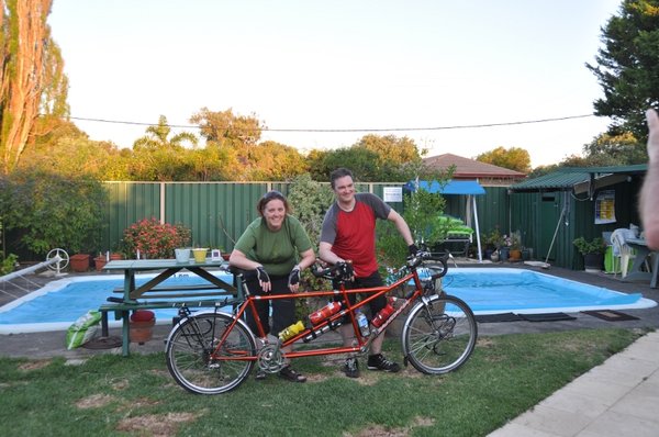 Us at the  Broadwater B&B, Busselton