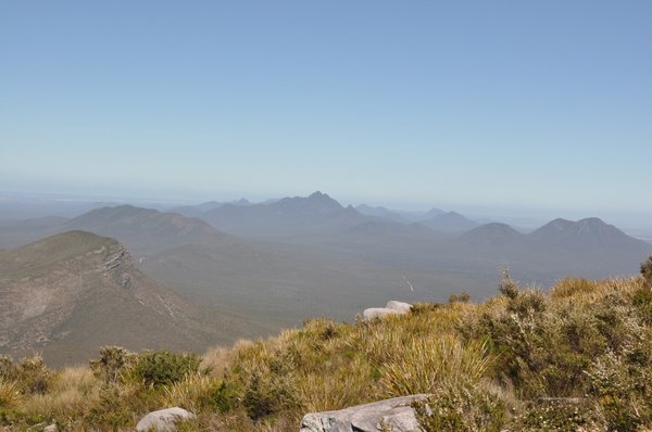 Stirling Ranges from Bluff Knoll