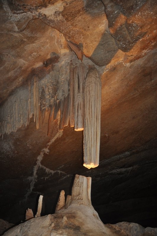 Broken Column at Lucas Cave