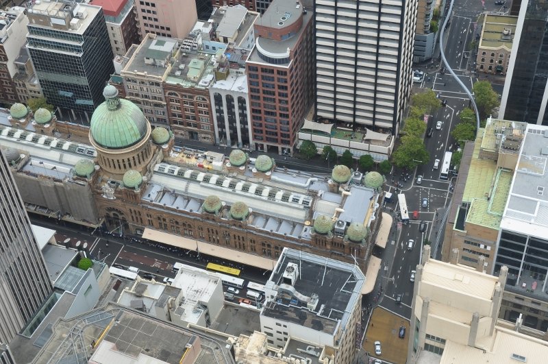 Queen Victoria Building from above