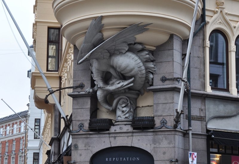 There are dragons everywhere in Copenhagen