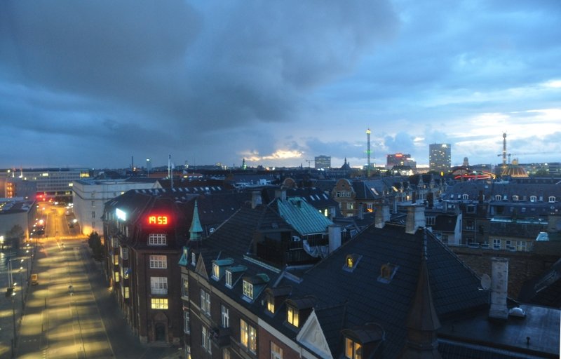 Evening skyline, Copenhagen