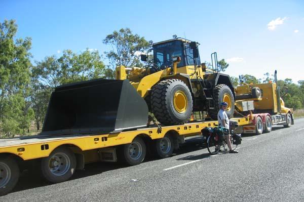 Big digger on the Bruce Highway