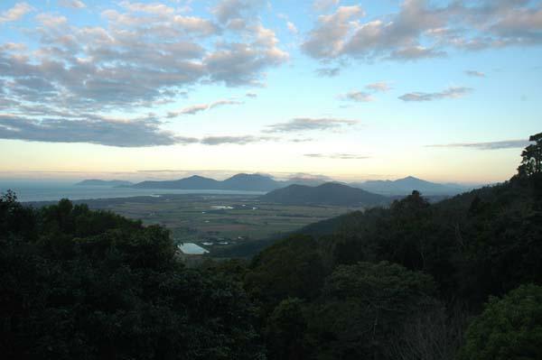 The view across to Cairns
