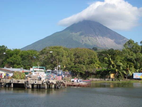 Ometepe port and Conception