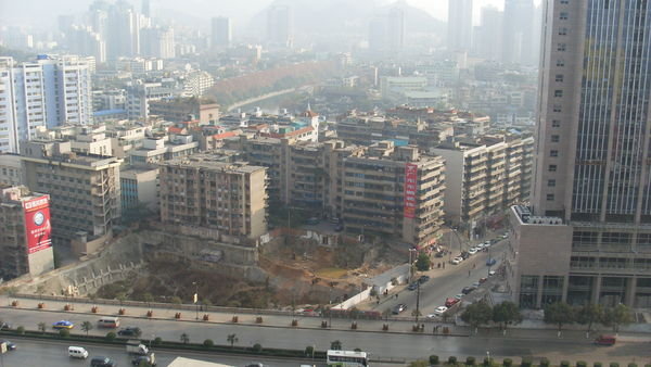 View from hotel in Guiyang