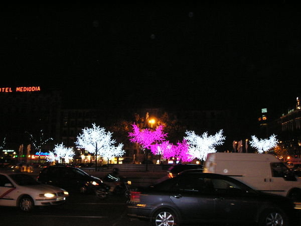 Chritmas lights in Madrid.