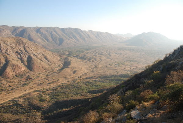 Vue sur le desert du Thar au Rajasthan