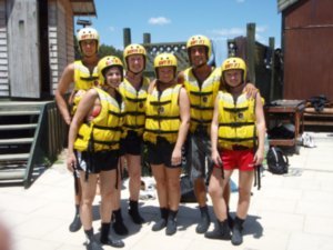 Our rafting team!