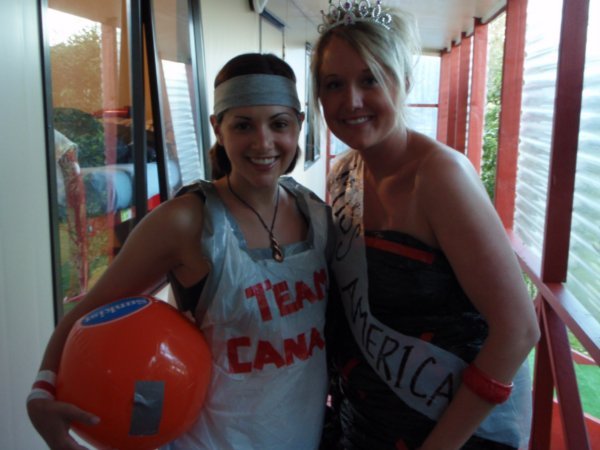 Team Canada and Miss America