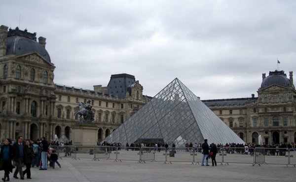 The Louvre and the Pyramid