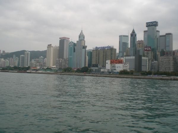 View of Wan Chai from the ferry