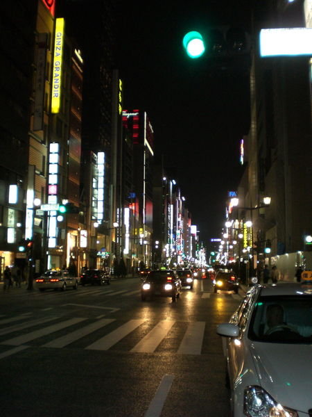 A beautiful street in Ginza