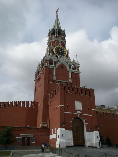Red Square clock tower
