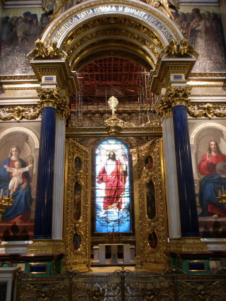 The altar of St. Isaac's