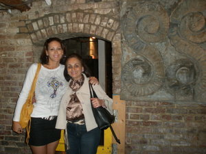 Me and mama on the Seattle underground tour
