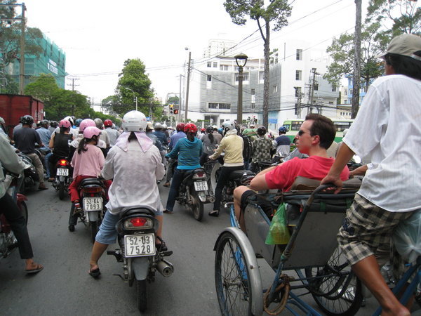 Fahrrad Rikscha in Saigon