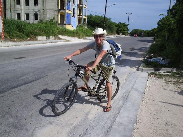 Biking in Isla Mujeres