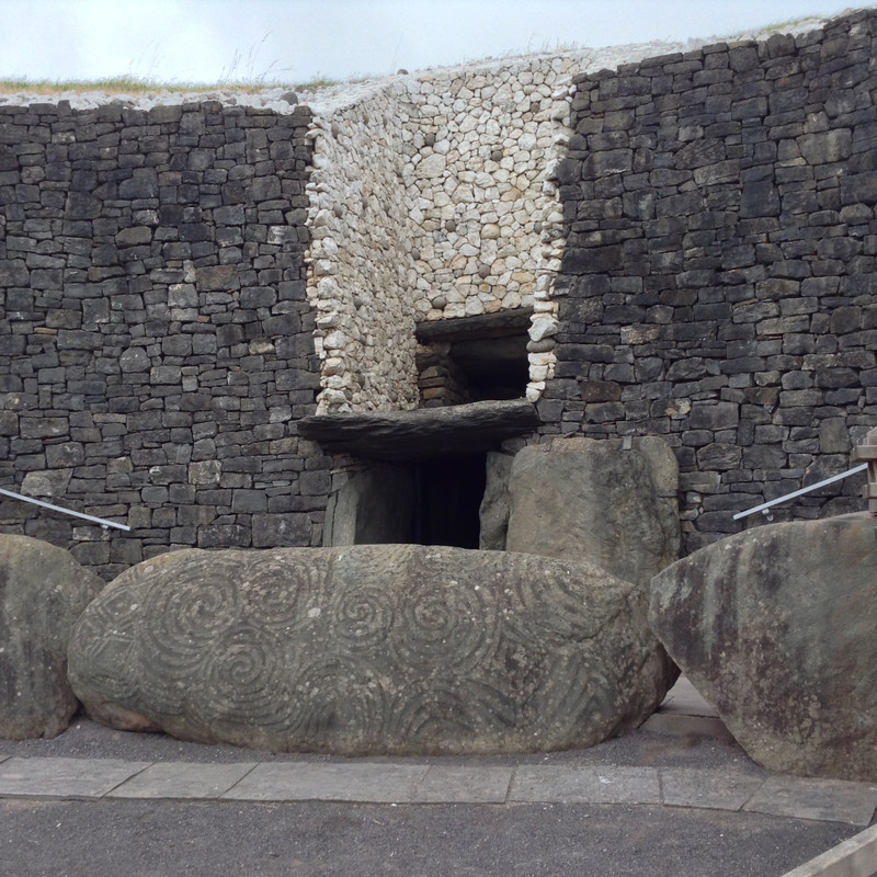 Entrance to Newgrange tomb