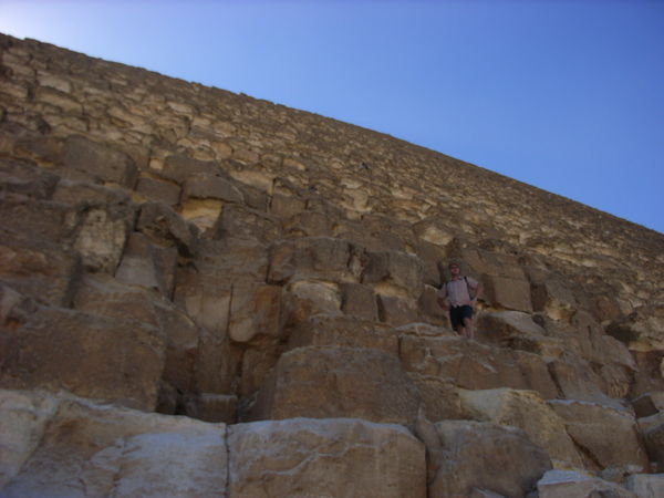 Yes you can climb the Great pyramid