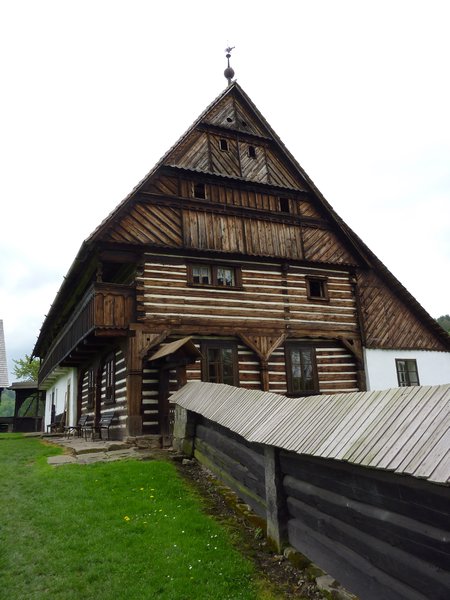 Historical Bohemian timber farm house