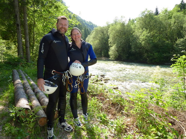 We survived canyoning!
