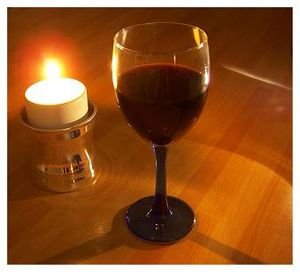 Wine and Candle