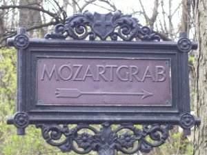 This way to Mozart's grave..