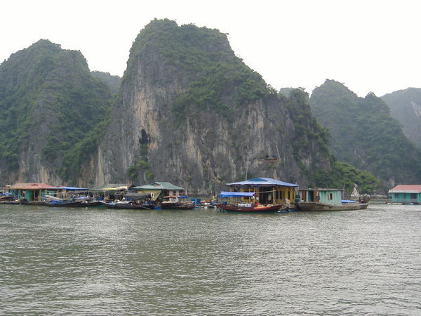 Halong Bay floating houses