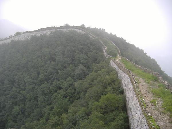 Hiking on the Great Wall
