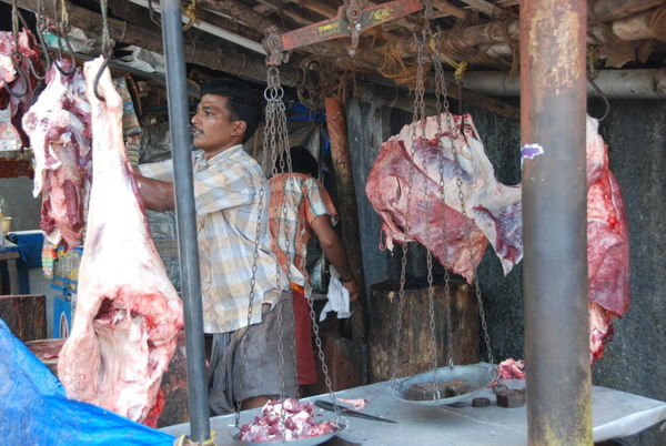 Butcher stall