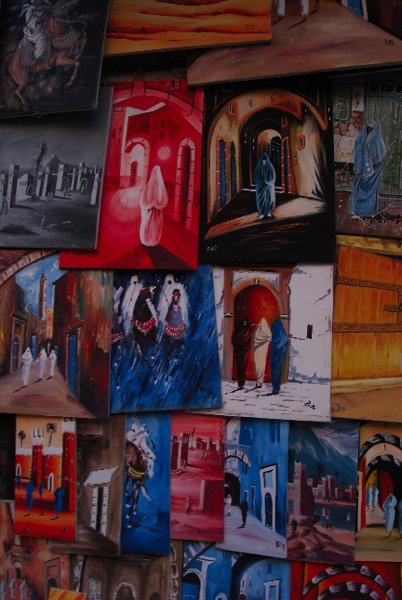 Paintings in the Souk