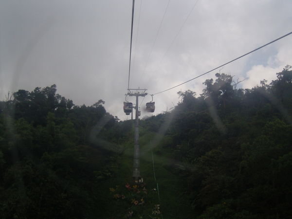 Going up with cable cars