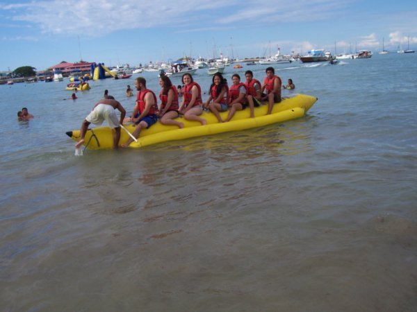 Banana boat rides