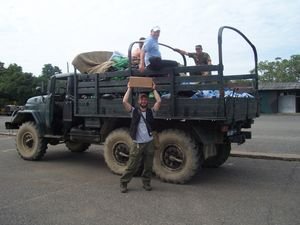 Bringing Food and Bibles to the Flooded Region