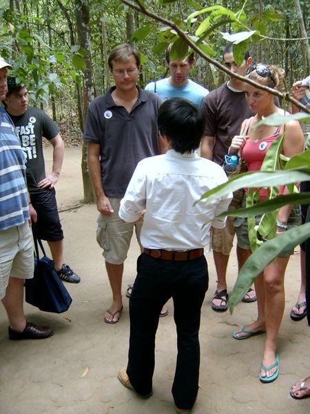 Guide at Cu Chi Tunnels