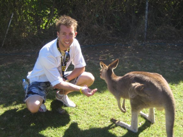 Ben and a 'roo