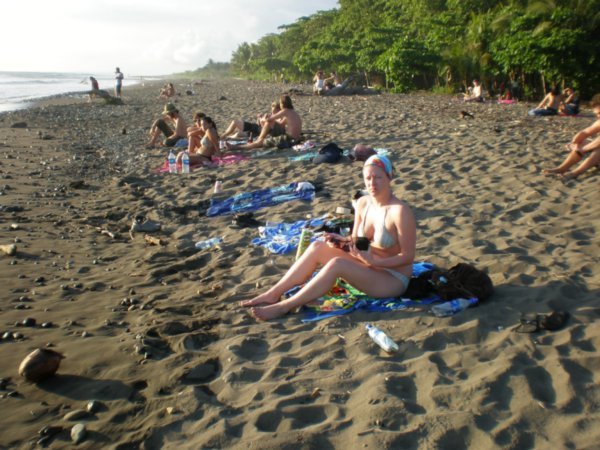 stranda i herlige Dominical..