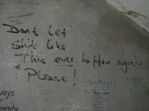 On the walls of S 21