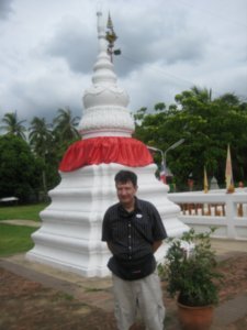 At the front of the Pailom Temple