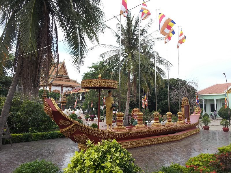Temple Boat near the river