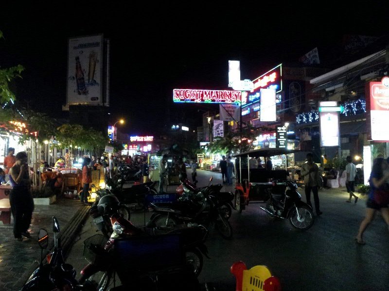 Siem Reap at night