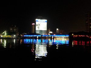 Kaohsiung - River view at night