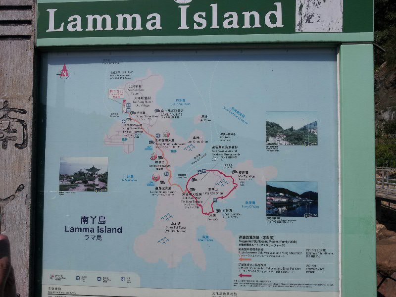 Map of Lamma Island