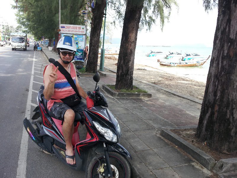 Bikie in Phuket