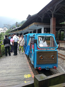 Train to the cable car