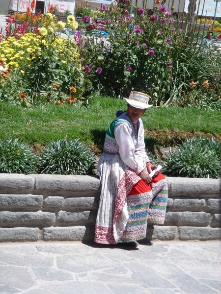 Traditional Dress in Colcan Canyon
