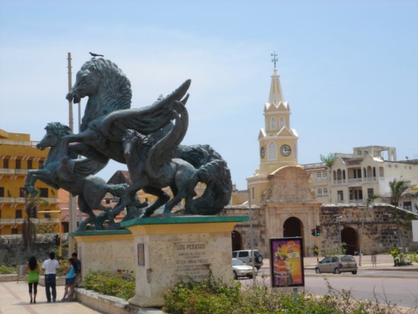 The Gates to the Old Town of Cartagena